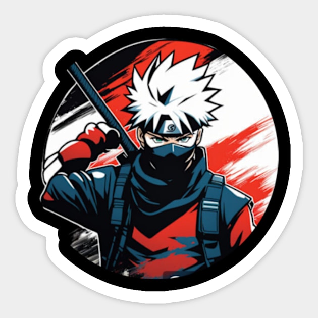 Kakashi Hatake Sticker by picspixydesigns